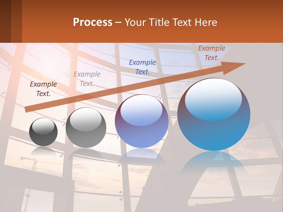 The Sun Is Shining Through The Windows Of A Building PowerPoint Template