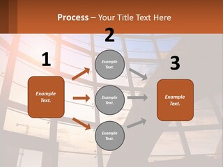 The Sun Is Shining Through The Windows Of A Building PowerPoint Template