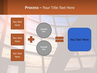 The Sun Is Shining Through The Windows Of A Building PowerPoint Template