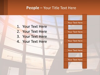 The Sun Is Shining Through The Windows Of A Building PowerPoint Template