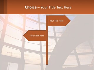 The Sun Is Shining Through The Windows Of A Building PowerPoint Template