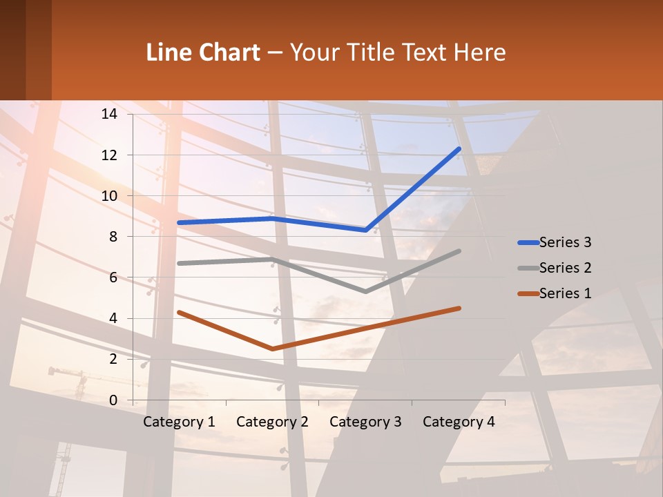 The Sun Is Shining Through The Windows Of A Building PowerPoint Template