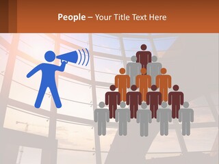 The Sun Is Shining Through The Windows Of A Building PowerPoint Template