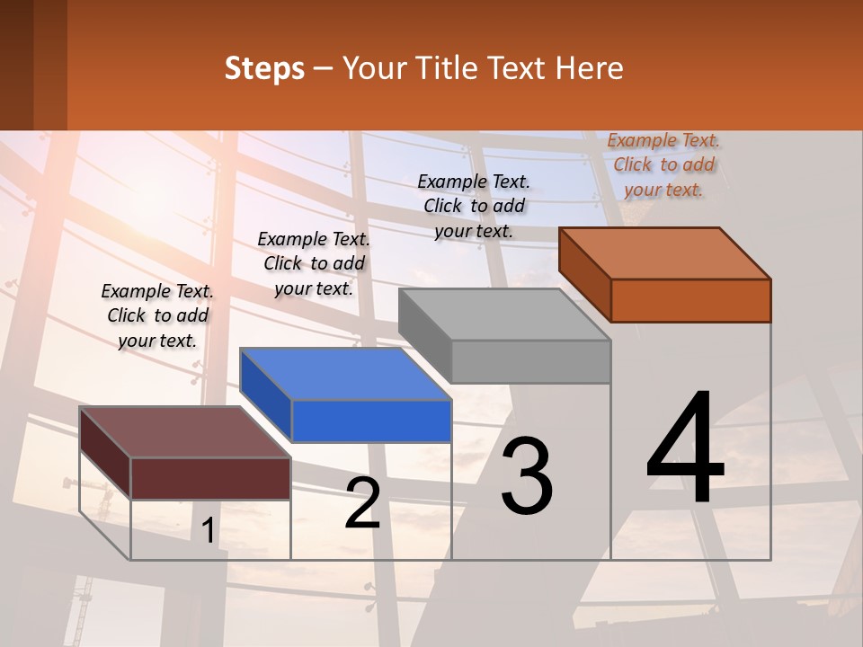 The Sun Is Shining Through The Windows Of A Building PowerPoint Template