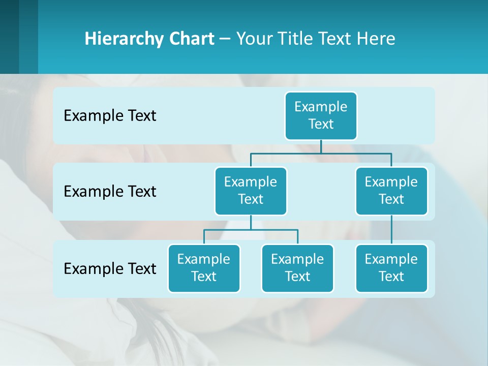 A Woman Laying On A Bed With A Pillow PowerPoint Template