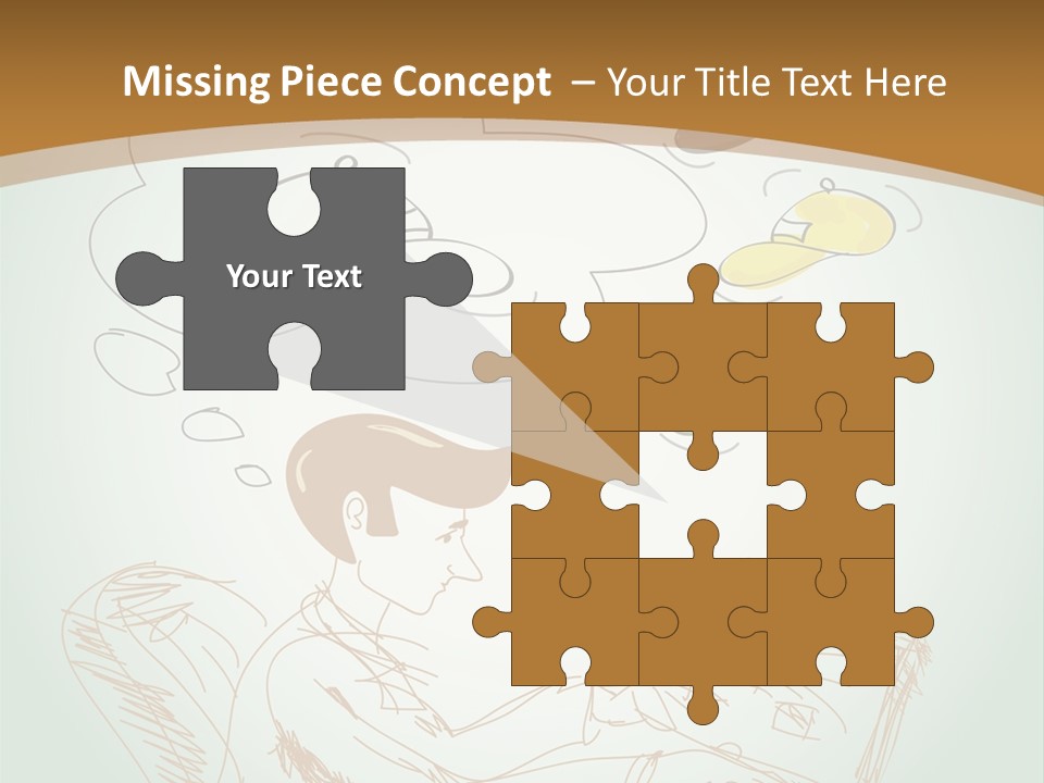 A Woman Sitting In Front Of A Laptop Computer With A Thought Bubble Above Her Head PowerPoint Template