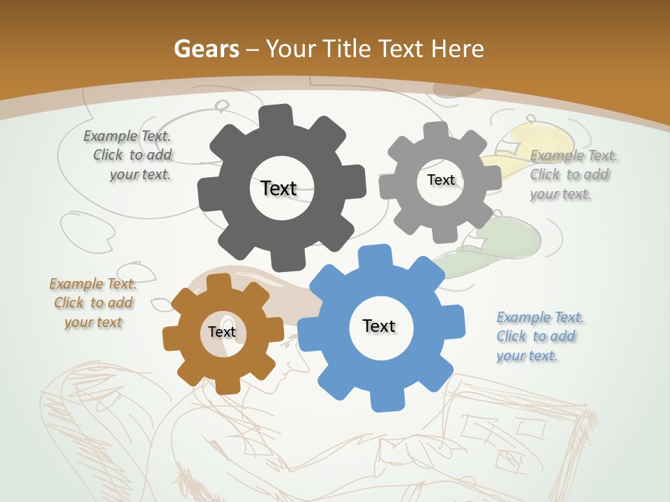 A Woman Sitting In Front Of A Laptop Computer With A Thought Bubble Above Her Head PowerPoint Template