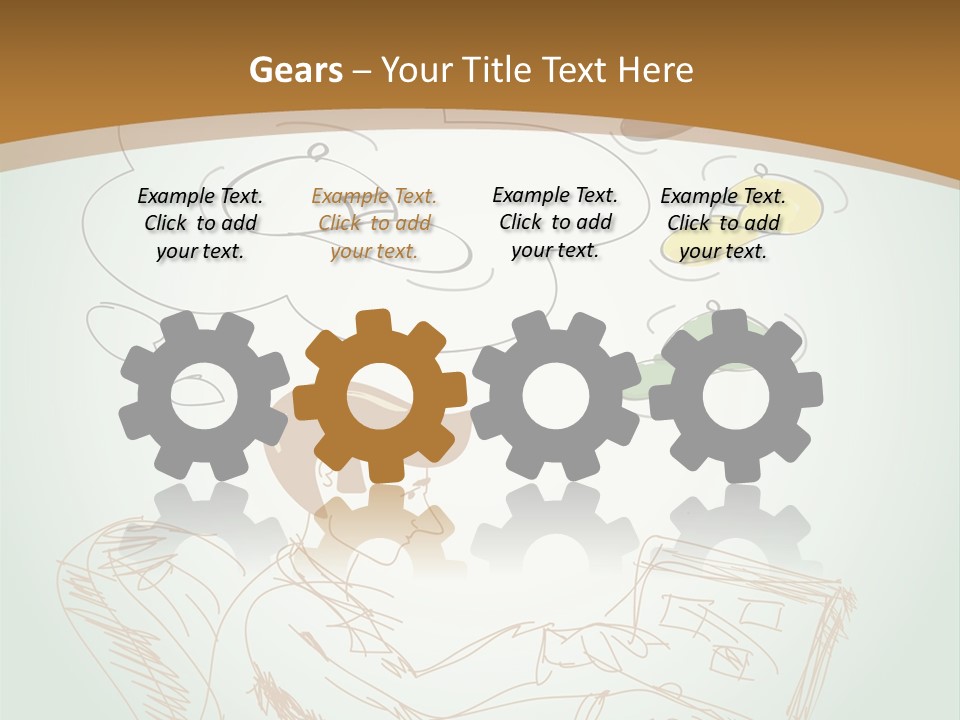 A Woman Sitting In Front Of A Laptop Computer With A Thought Bubble Above Her Head PowerPoint Template