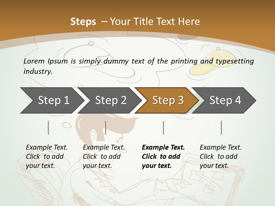 A Woman Sitting In Front Of A Laptop Computer With A Thought Bubble Above Her Head PowerPoint Template