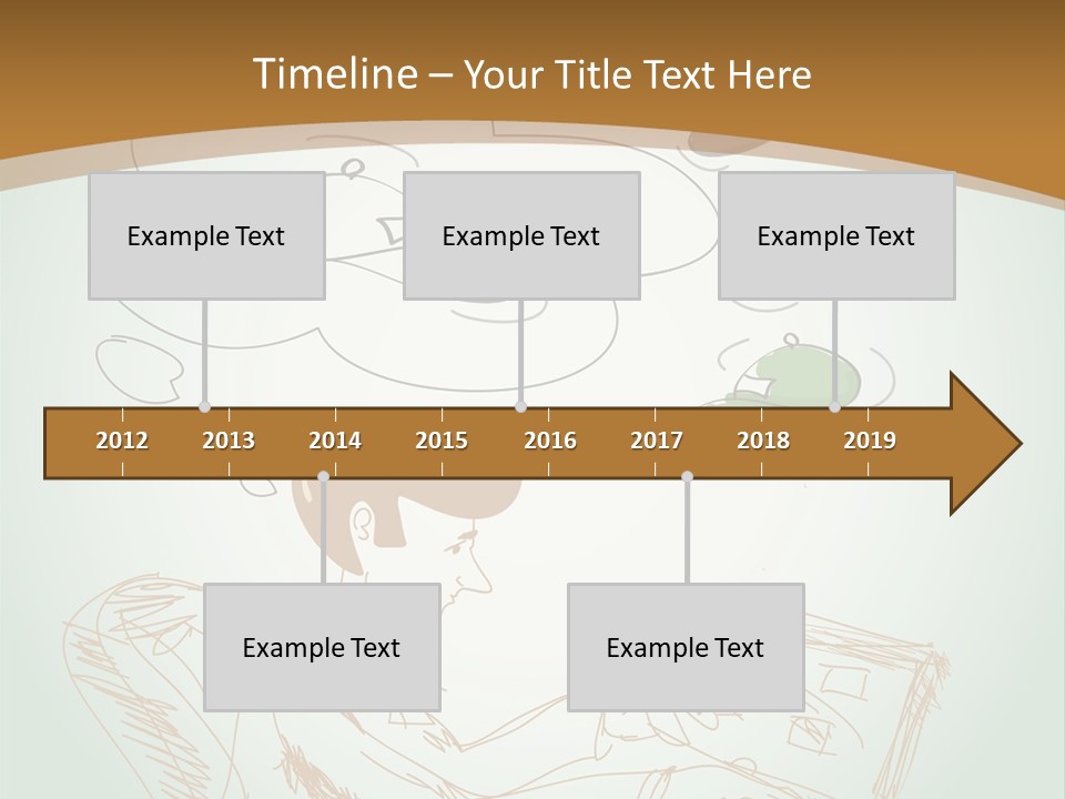 A Woman Sitting In Front Of A Laptop Computer With A Thought Bubble Above Her Head PowerPoint Template