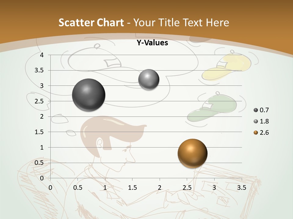 A Woman Sitting In Front Of A Laptop Computer With A Thought Bubble Above Her Head PowerPoint Template