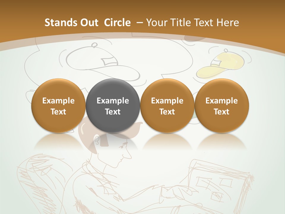 A Woman Sitting In Front Of A Laptop Computer With A Thought Bubble Above Her Head PowerPoint Template