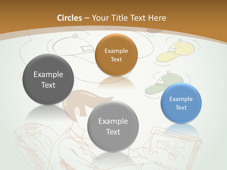 A Woman Sitting In Front Of A Laptop Computer With A Thought Bubble Above Her Head PowerPoint Template