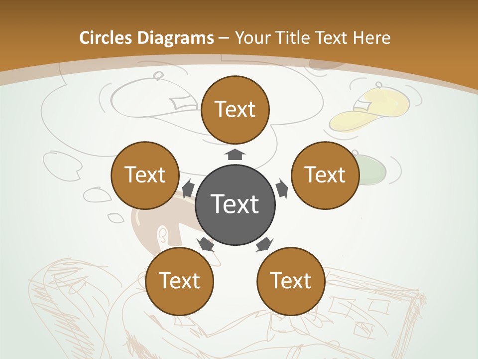 A Woman Sitting In Front Of A Laptop Computer With A Thought Bubble Above Her Head PowerPoint Template