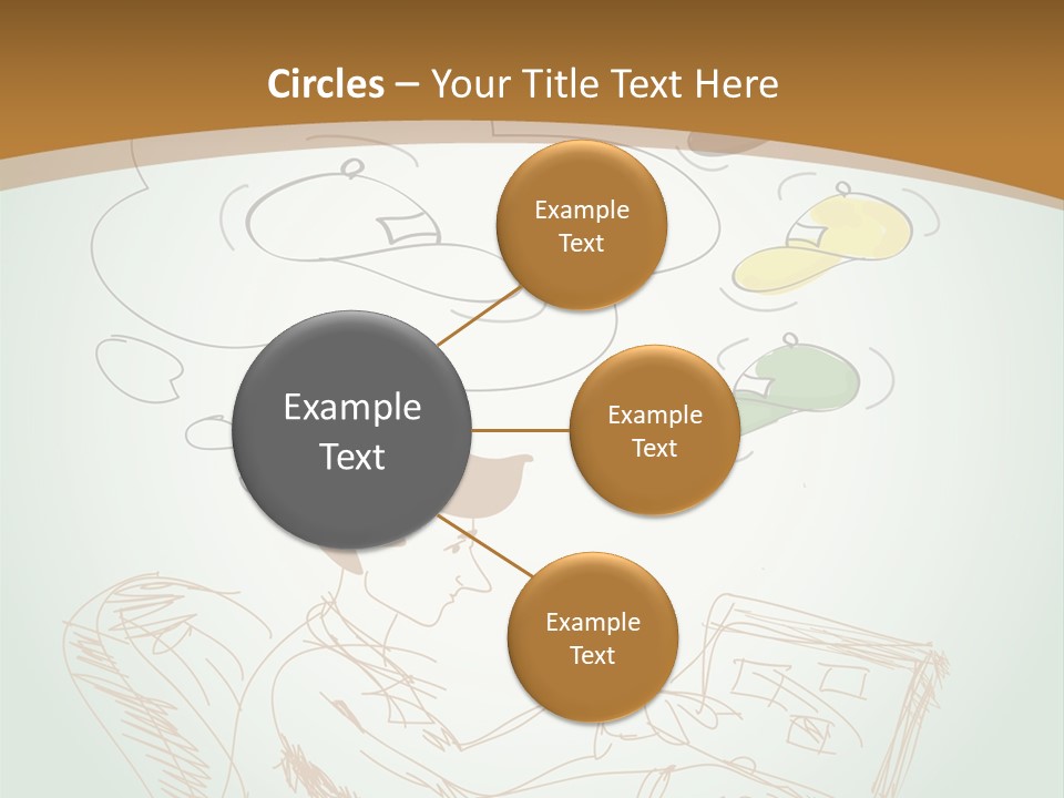 A Woman Sitting In Front Of A Laptop Computer With A Thought Bubble Above Her Head PowerPoint Template