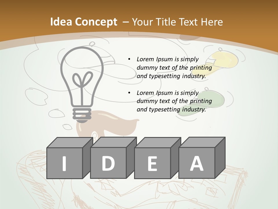 A Woman Sitting In Front Of A Laptop Computer With A Thought Bubble Above Her Head PowerPoint Template