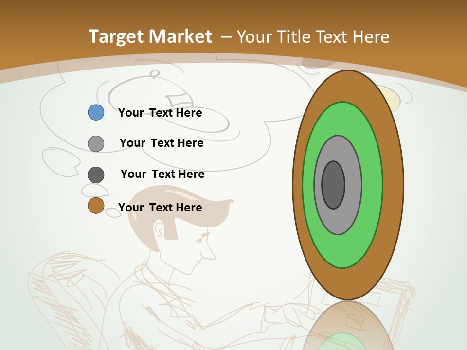 A Woman Sitting In Front Of A Laptop Computer With A Thought Bubble Above Her Head PowerPoint Template