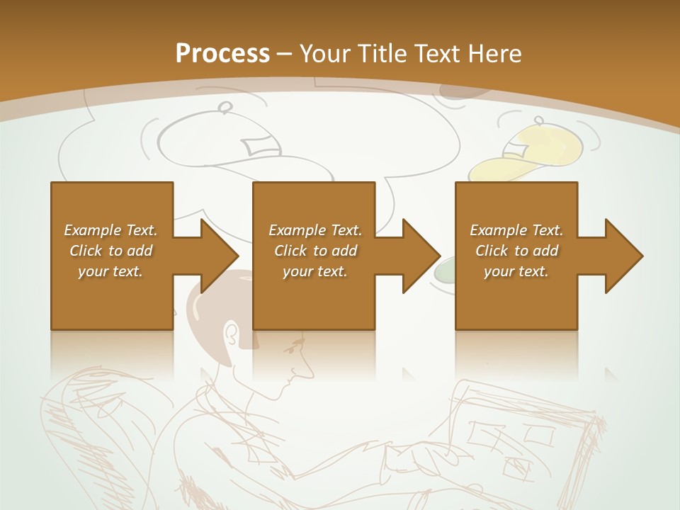 A Woman Sitting In Front Of A Laptop Computer With A Thought Bubble Above Her Head PowerPoint Template