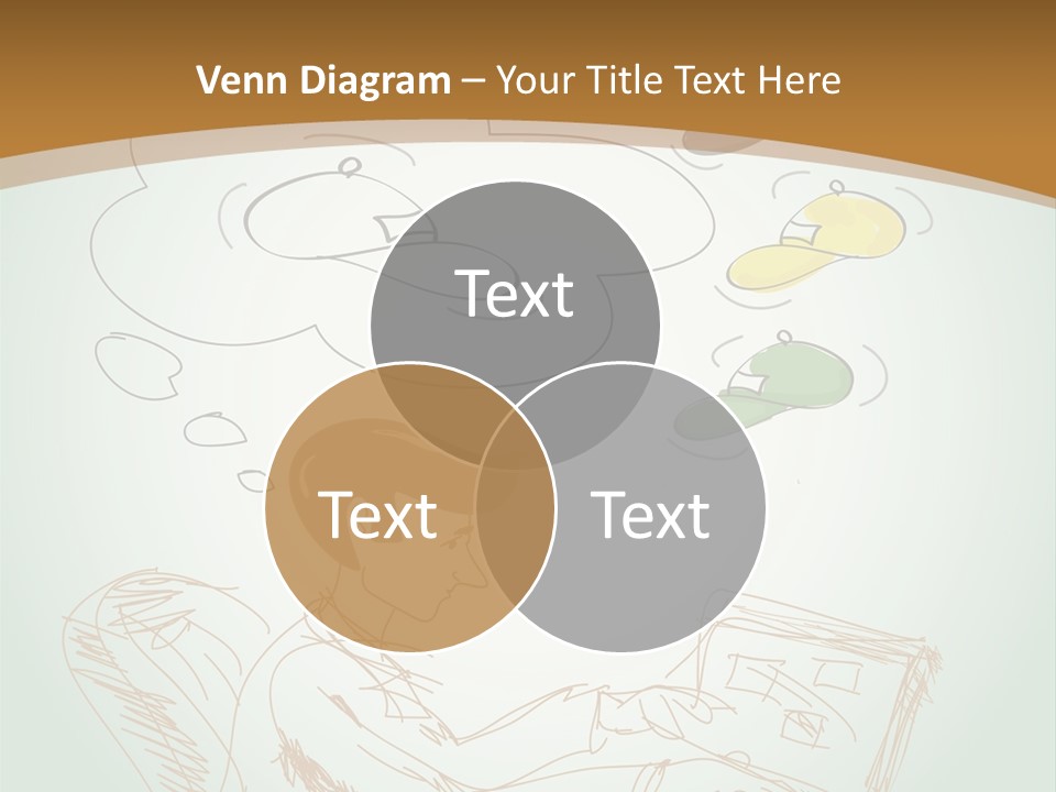 A Woman Sitting In Front Of A Laptop Computer With A Thought Bubble Above Her Head PowerPoint Template