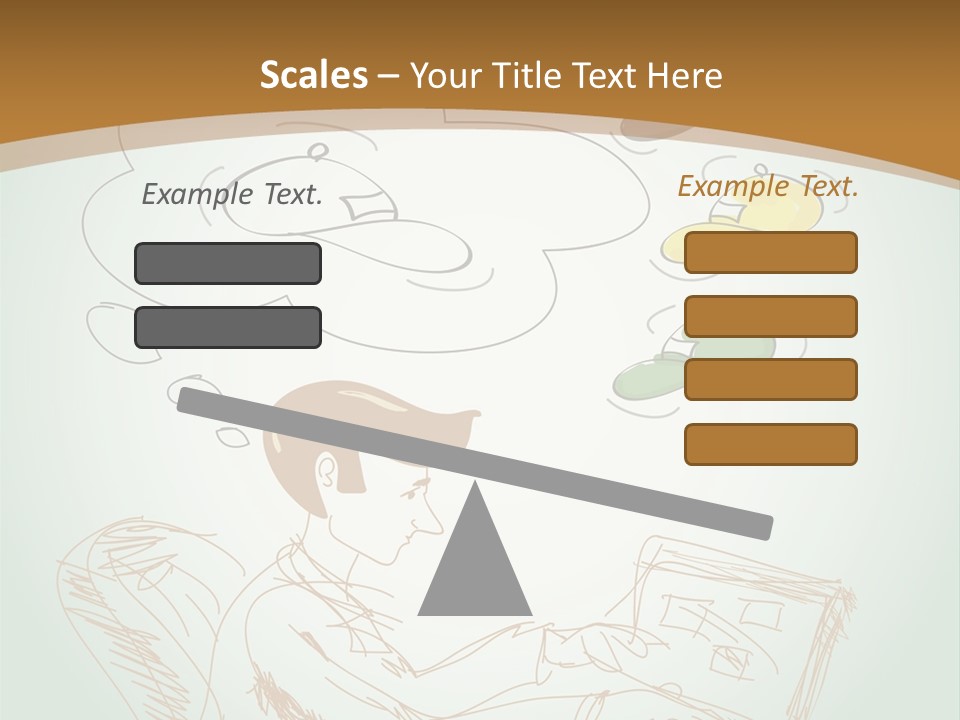 A Woman Sitting In Front Of A Laptop Computer With A Thought Bubble Above Her Head PowerPoint Template