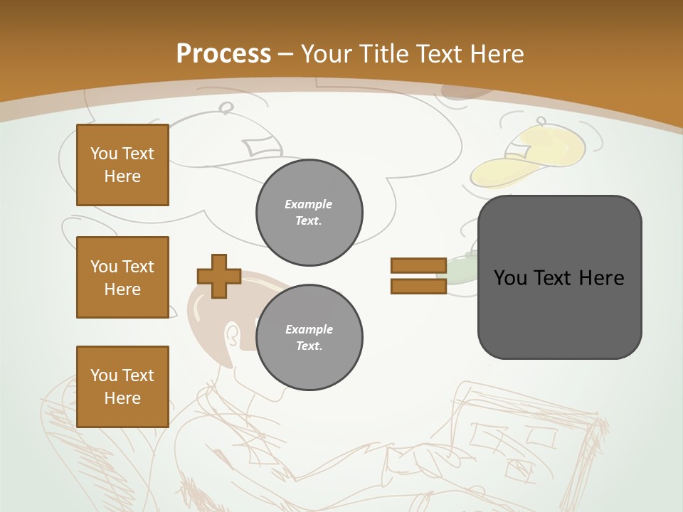 A Woman Sitting In Front Of A Laptop Computer With A Thought Bubble Above Her Head PowerPoint Template