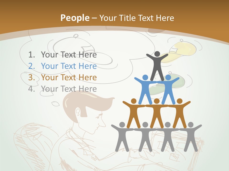 A Woman Sitting In Front Of A Laptop Computer With A Thought Bubble Above Her Head PowerPoint Template