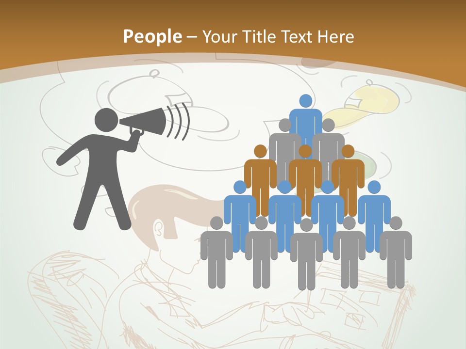 A Woman Sitting In Front Of A Laptop Computer With A Thought Bubble Above Her Head PowerPoint Template