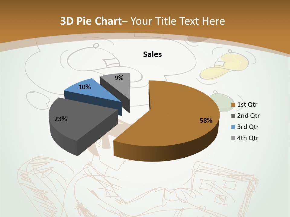 A Woman Sitting In Front Of A Laptop Computer With A Thought Bubble Above Her Head PowerPoint Template