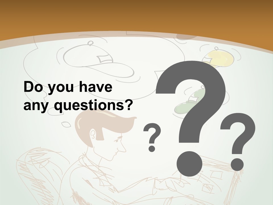 A Woman Sitting In Front Of A Laptop Computer With A Thought Bubble Above Her Head PowerPoint Template