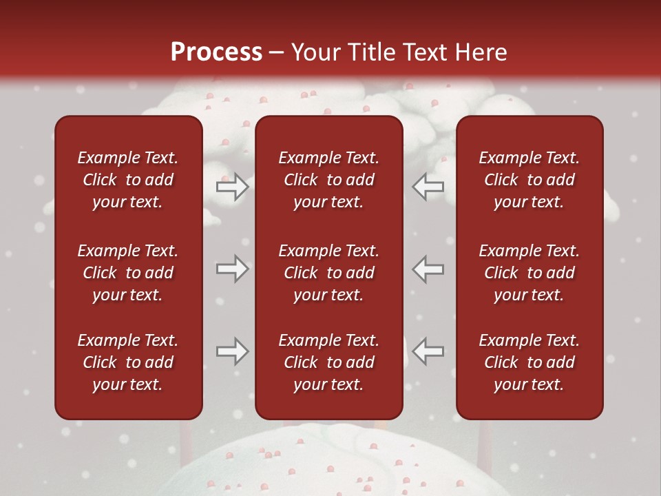 A House On Top Of A Snow Covered Hill PowerPoint Template