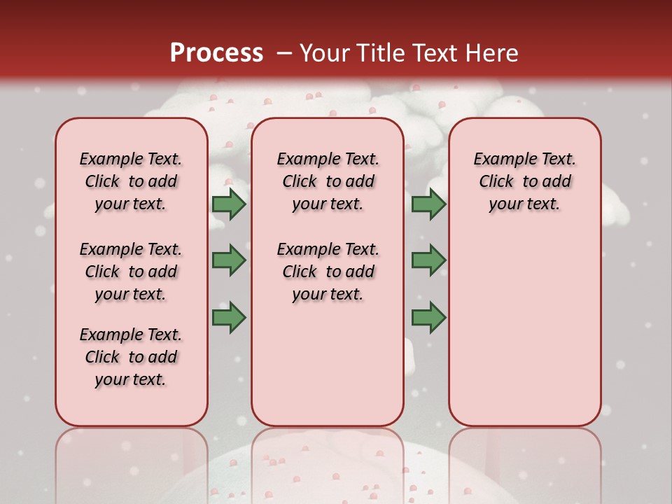A House On Top Of A Snow Covered Hill PowerPoint Template