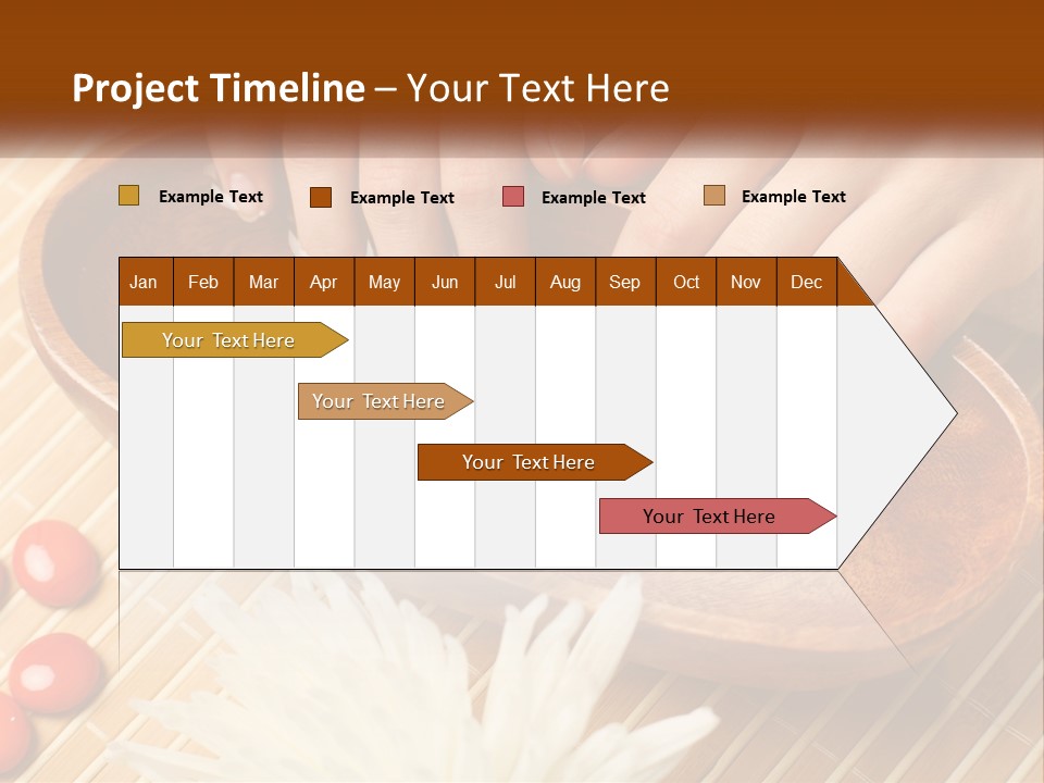 A Person With Their Hands On A Wooden Tray PowerPoint Template