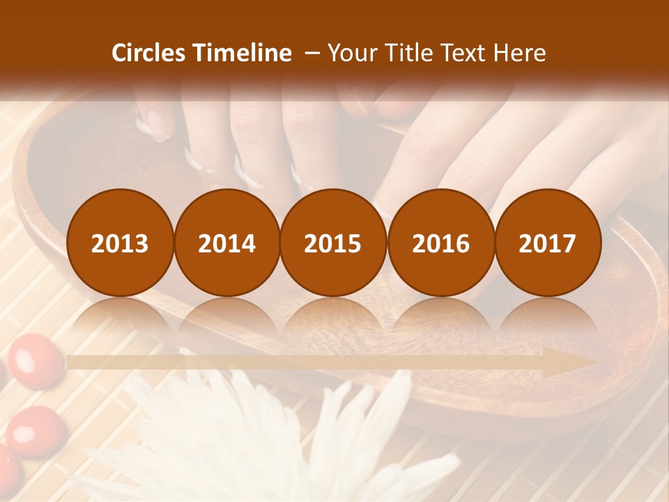 A Person With Their Hands On A Wooden Tray PowerPoint Template