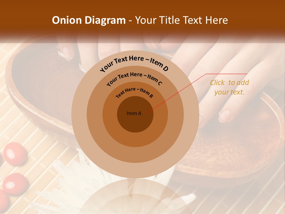 A Person With Their Hands On A Wooden Tray PowerPoint Template