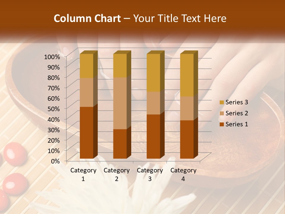 A Person With Their Hands On A Wooden Tray PowerPoint Template