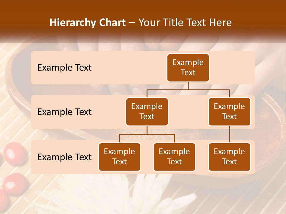 A Person With Their Hands On A Wooden Tray PowerPoint Template