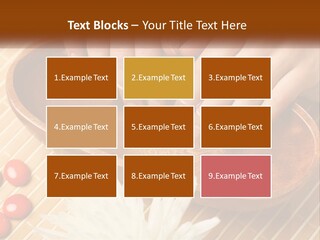 A Person With Their Hands On A Wooden Tray PowerPoint Template