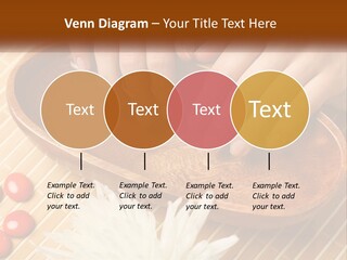 A Person With Their Hands On A Wooden Tray PowerPoint Template