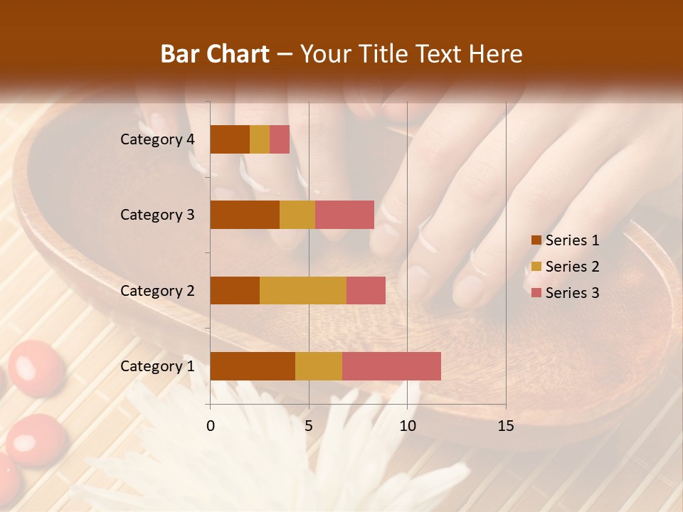 A Person With Their Hands On A Wooden Tray PowerPoint Template