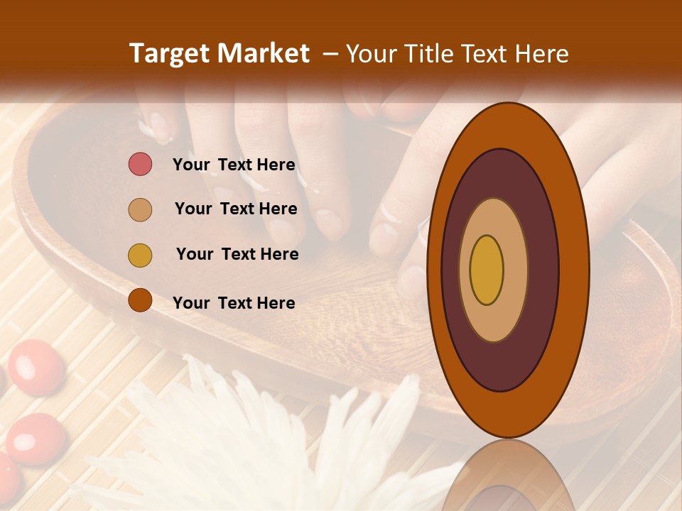 A Person With Their Hands On A Wooden Tray PowerPoint Template