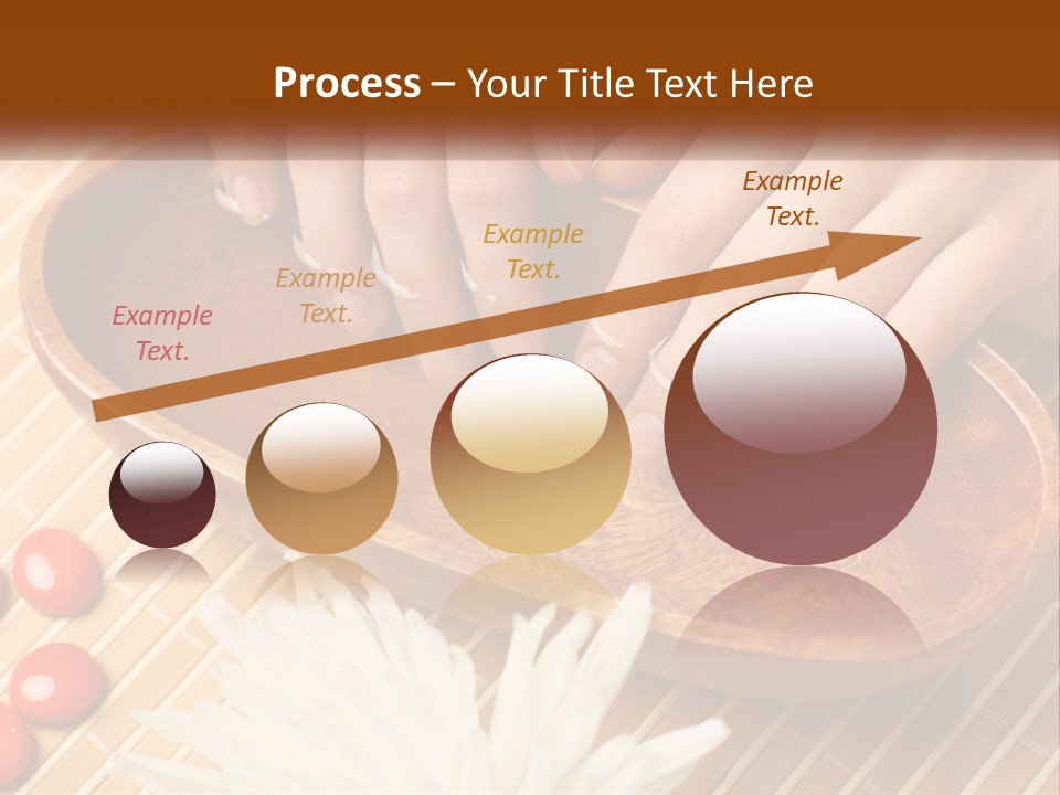 A Person With Their Hands On A Wooden Tray PowerPoint Template