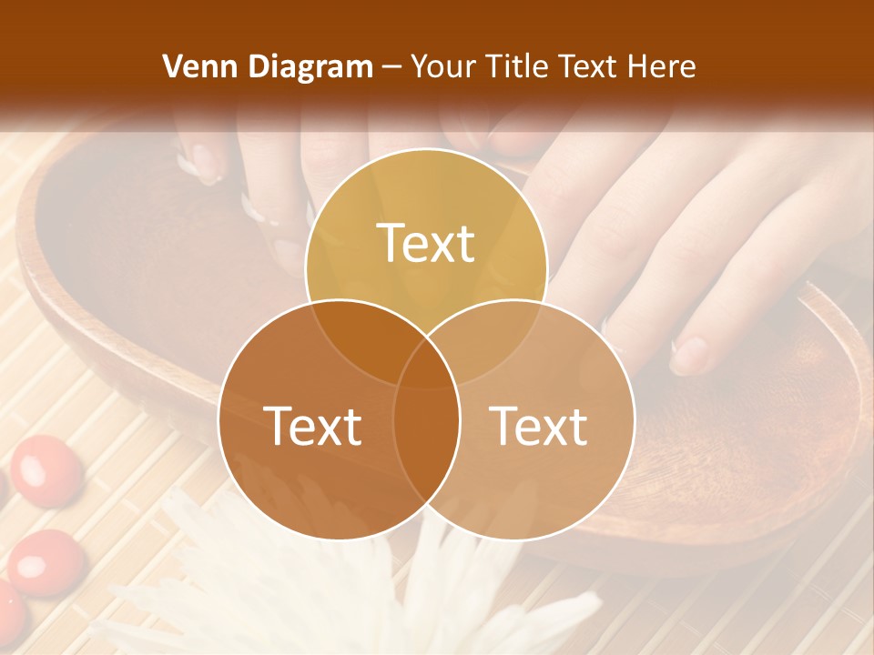 A Person With Their Hands On A Wooden Tray PowerPoint Template