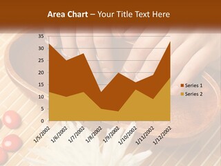 A Person With Their Hands On A Wooden Tray PowerPoint Template