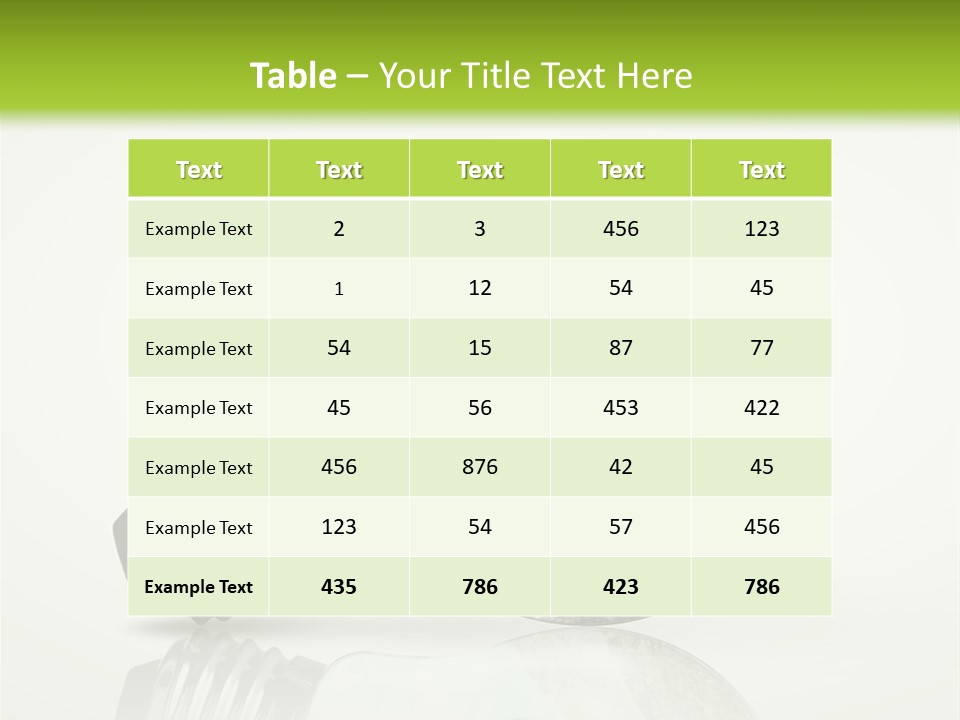 A Light Bulb With A Green Field Inside It PowerPoint Template