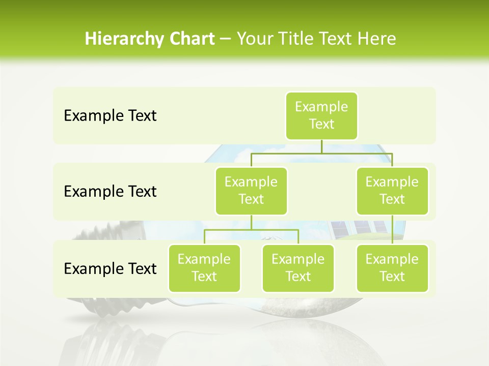 A Light Bulb With A Green Field Inside It PowerPoint Template