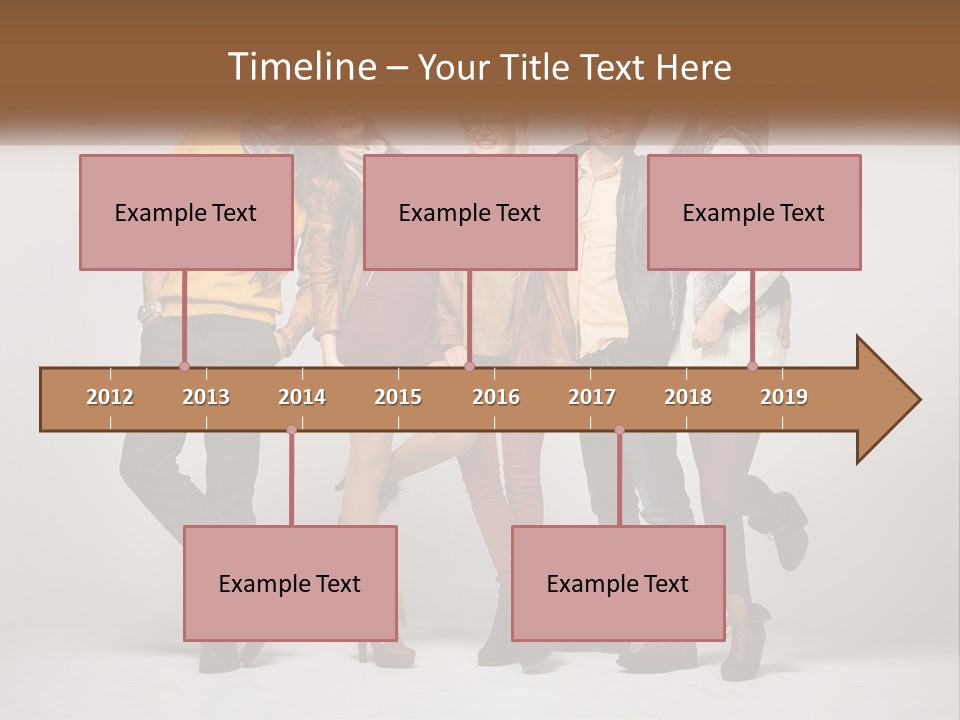 A Group Of People Standing Next To Each Other PowerPoint Template