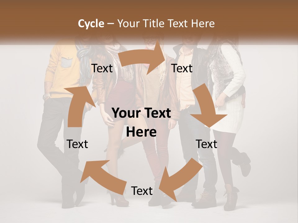 A Group Of People Standing Next To Each Other PowerPoint Template