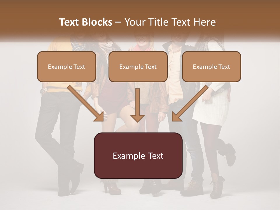 A Group Of People Standing Next To Each Other PowerPoint Template