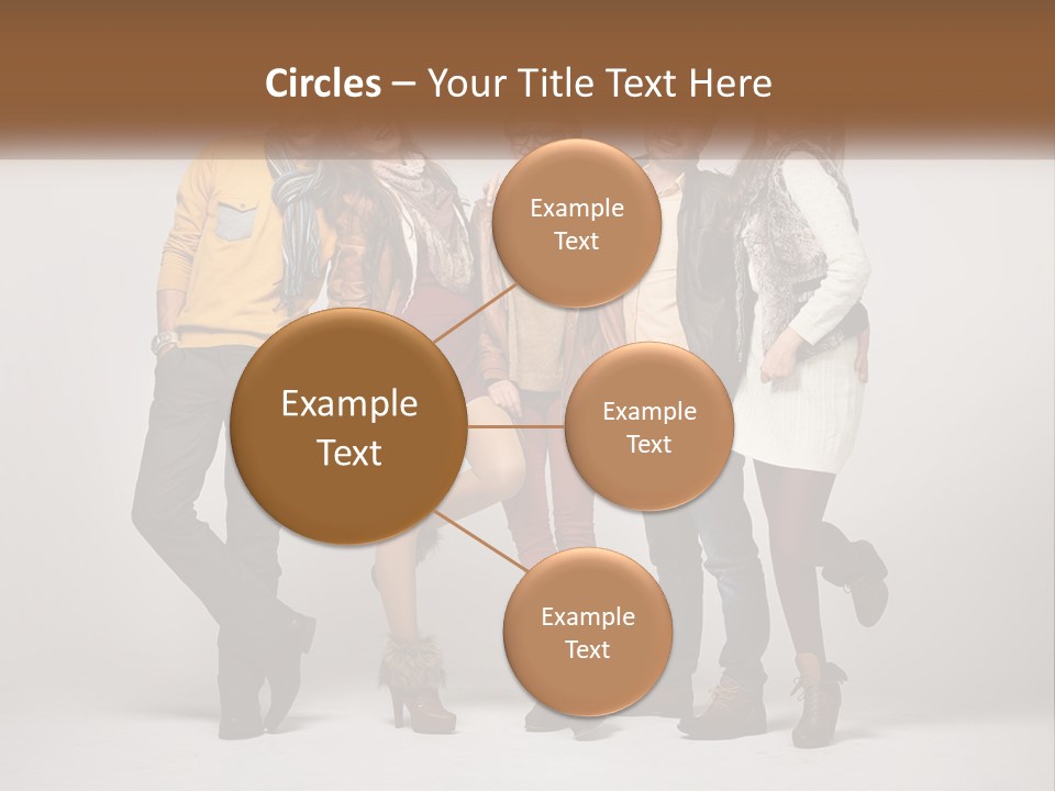 A Group Of People Standing Next To Each Other PowerPoint Template