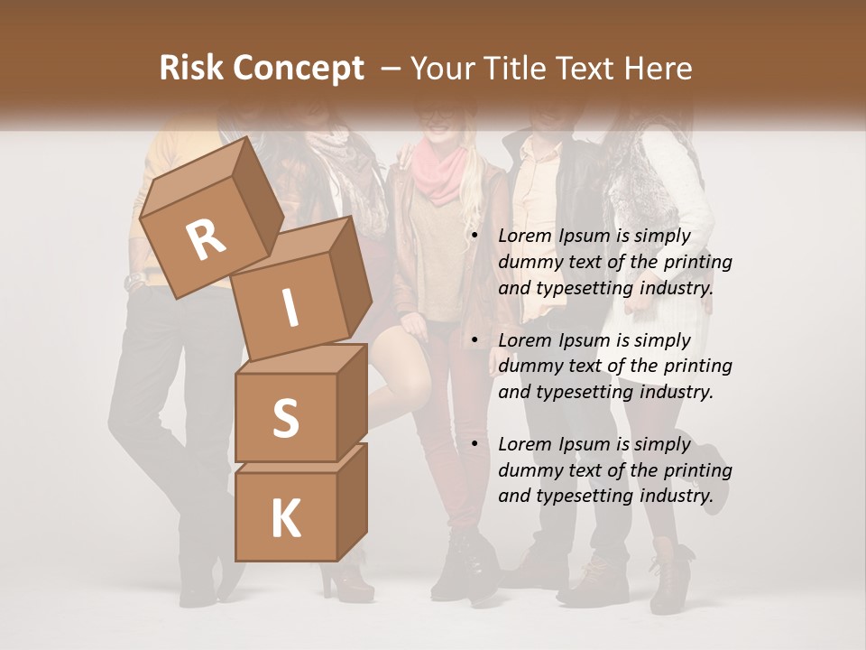 A Group Of People Standing Next To Each Other PowerPoint Template